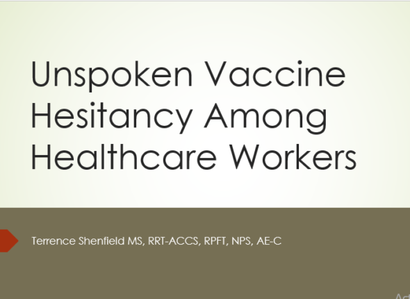 Vaccine hesitancy Among Healthcare Workers